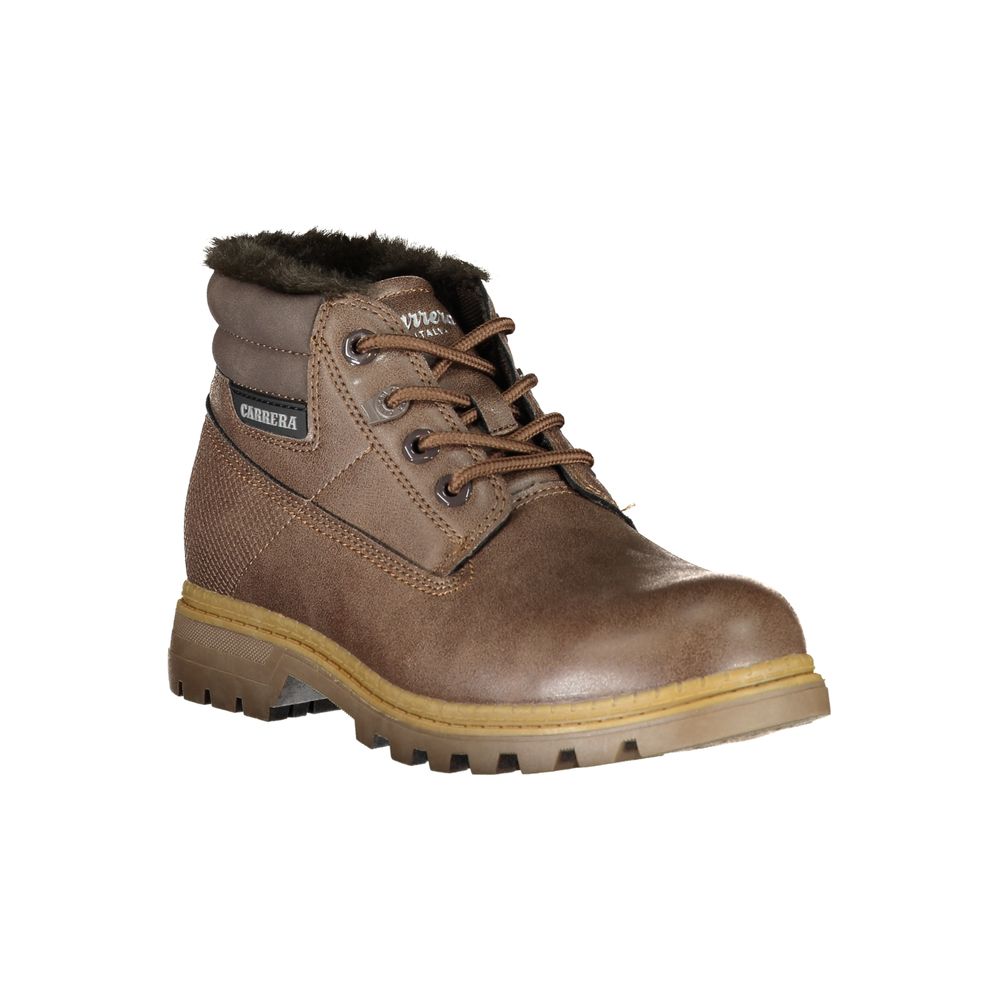 Carrera Brown Polyester Boot - DEA STILOSA MILANO