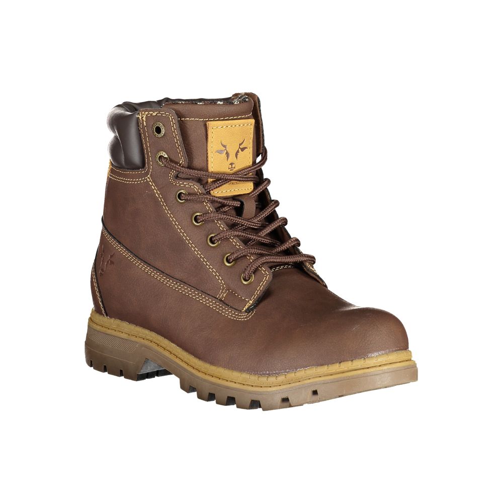 Carrera Brown Polyester Boot - DEA STILOSA MILANO