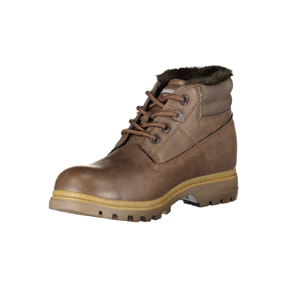 Carrera Brown Polyester Boot - DEA STILOSA MILANO