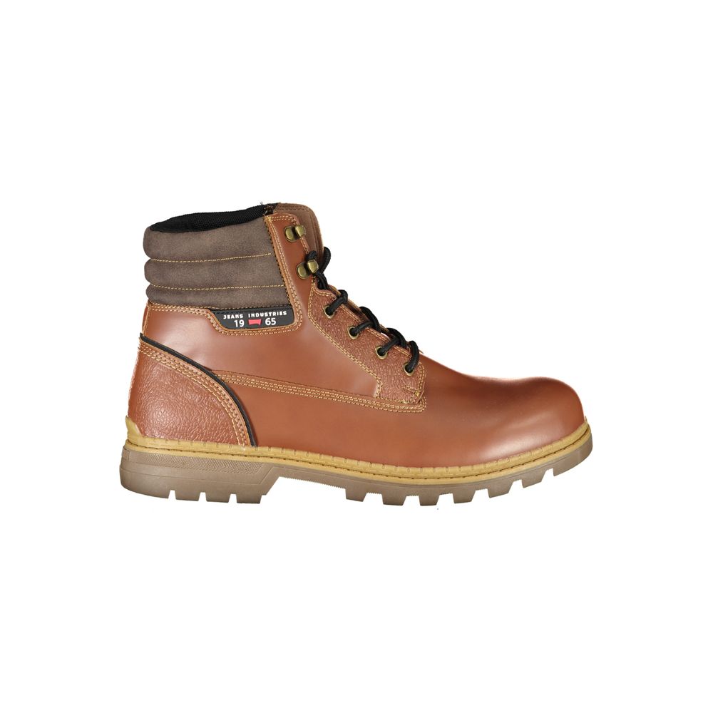 Carrera Brown Polyester Boot - DEA STILOSA MILANO