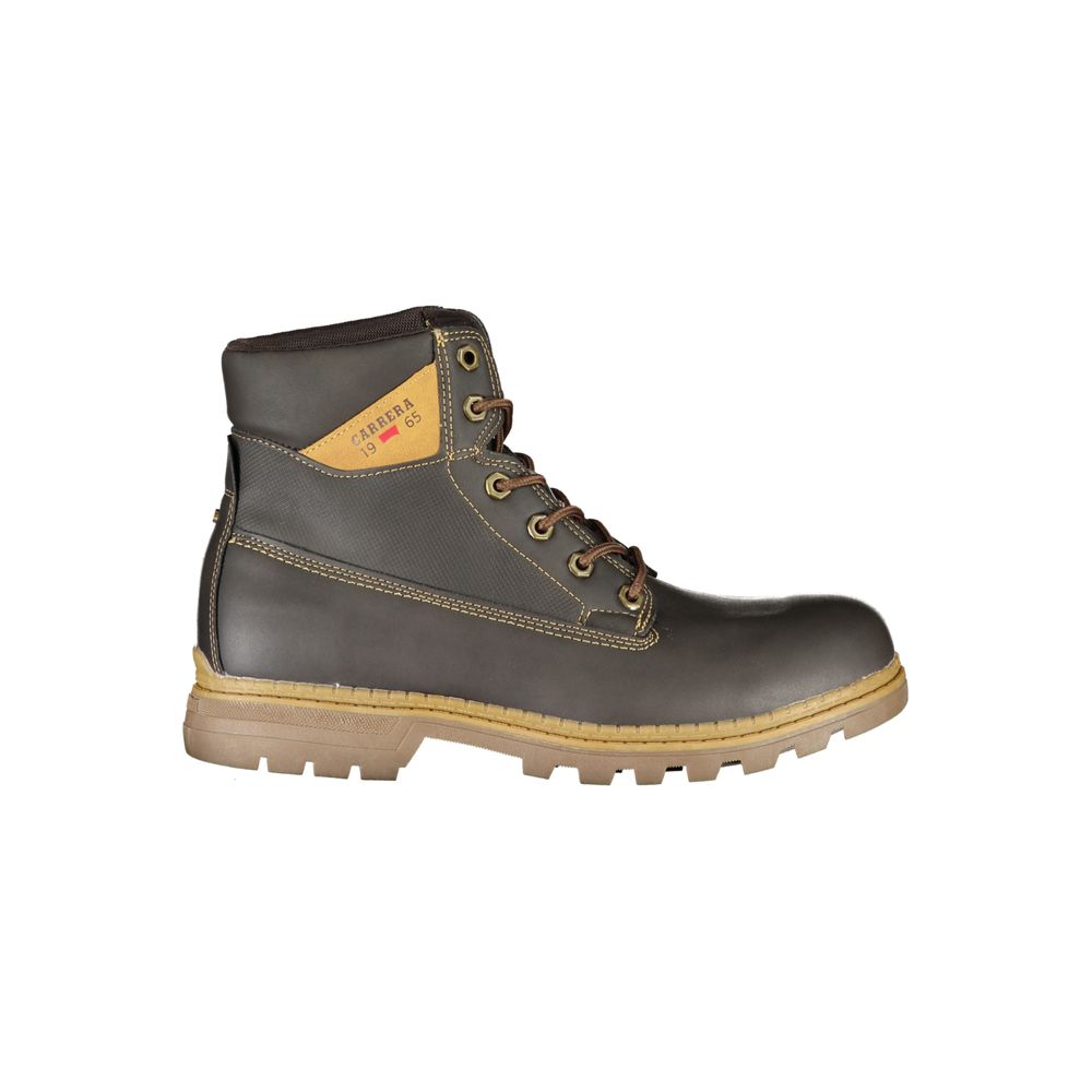 Carrera Brown Polyester Boot - DEA STILOSA MILANO
