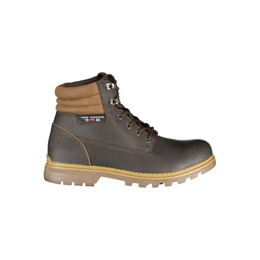 Carrera Brown Polyester Boot - DEA STILOSA MILANO