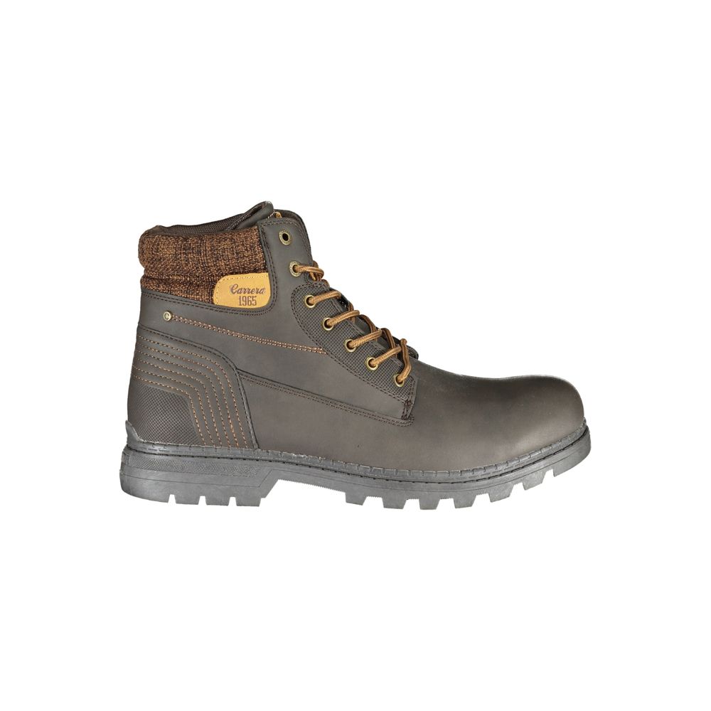 Carrera Brown Polyester Boot - DEA STILOSA MILANO
