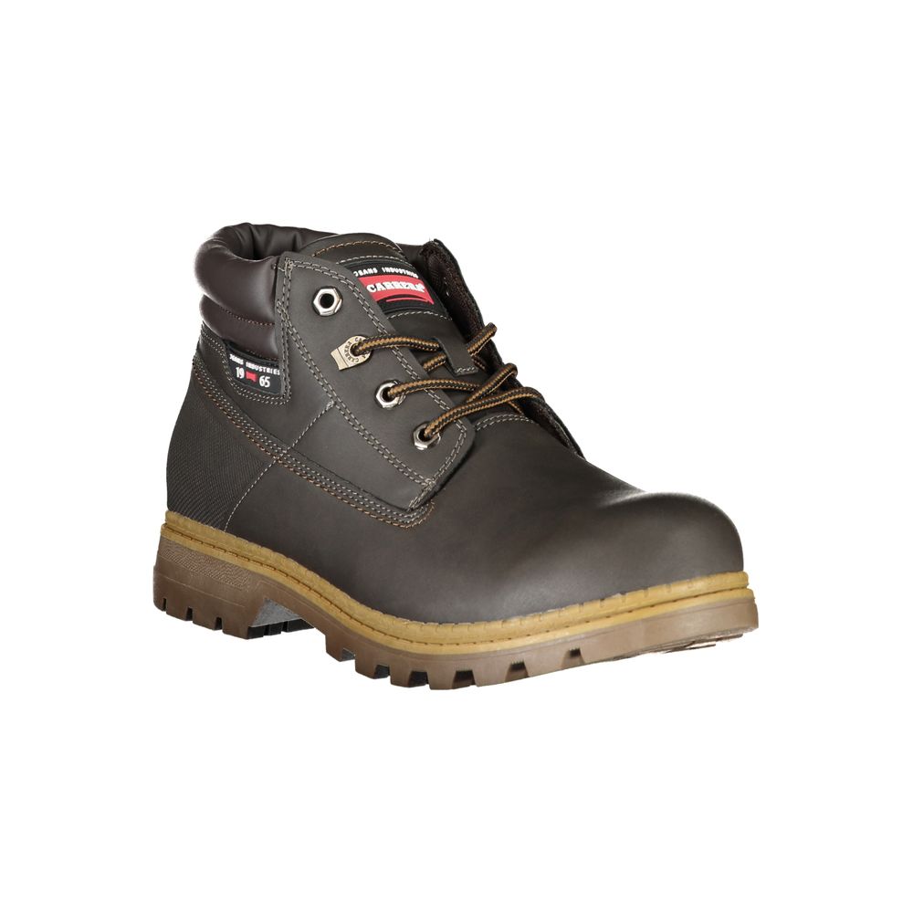 Carrera Brown Polyester Boot - DEA STILOSA MILANO