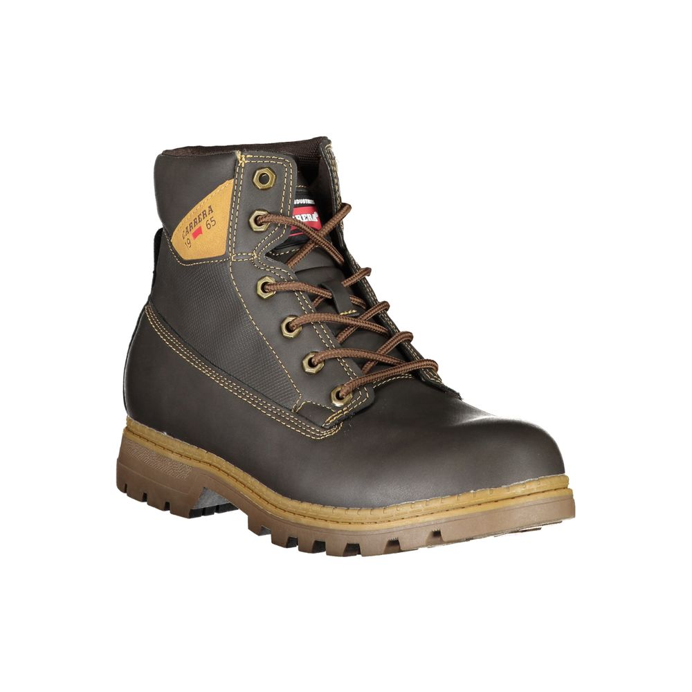 Carrera Brown Polyester Boot - DEA STILOSA MILANO