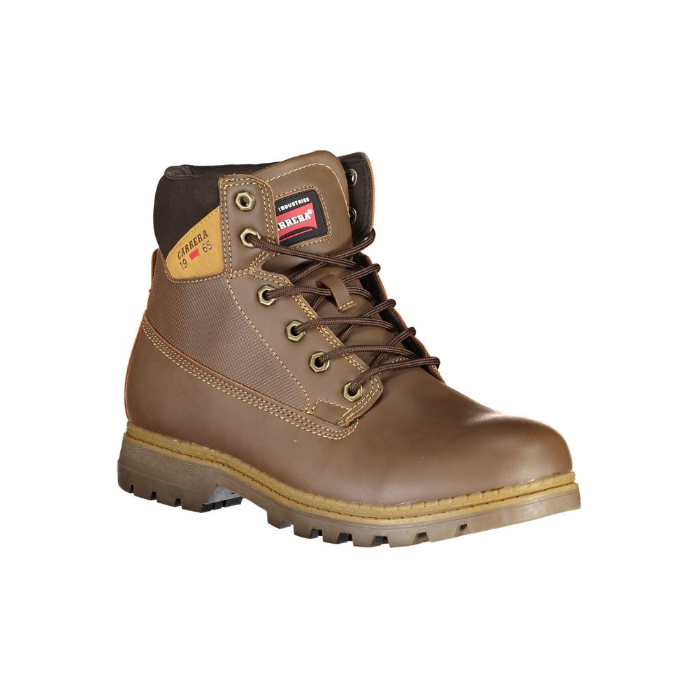 Carrera Brown Polyester Boot - DEA STILOSA MILANO