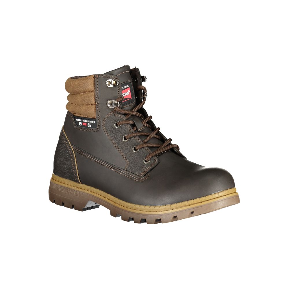 Carrera Brown Polyester Boot - DEA STILOSA MILANO