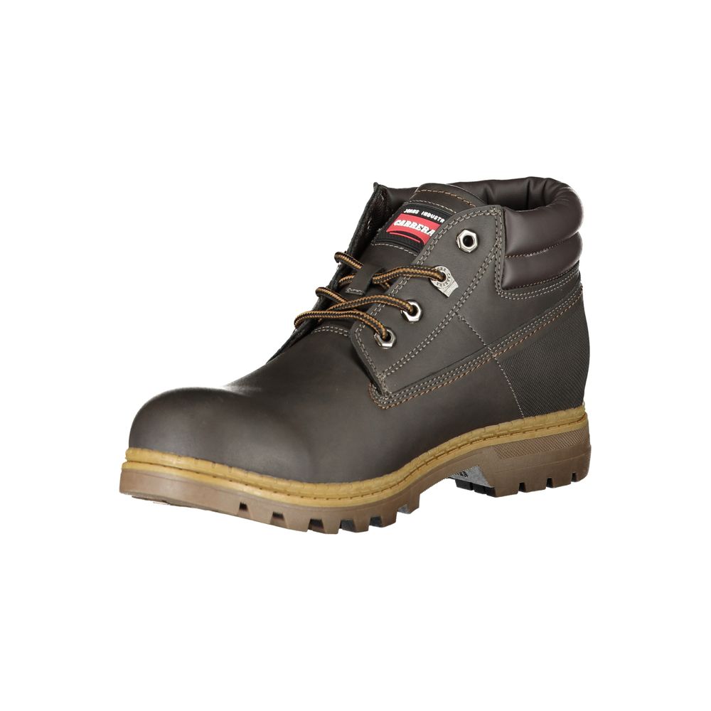 Carrera Brown Polyester Boot - DEA STILOSA MILANO