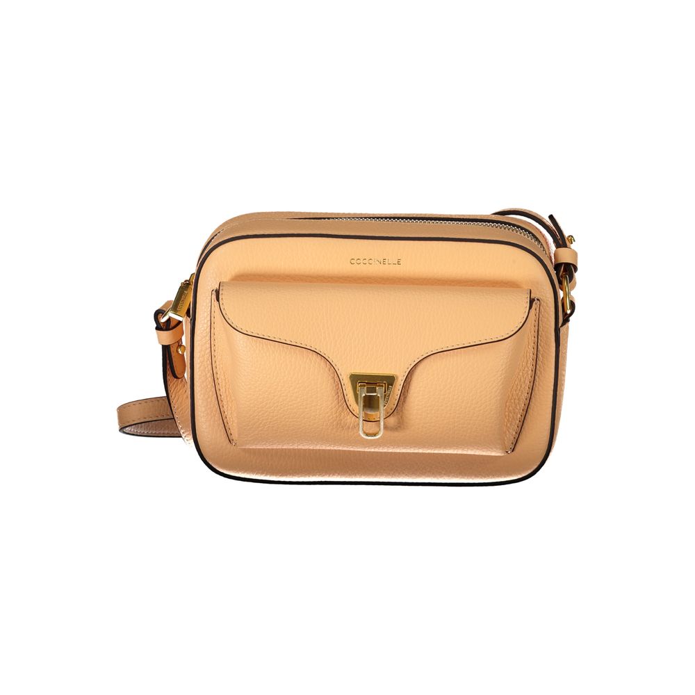 Coccinelle Orange Leather Handbag - DEA STILOSA MILANO
