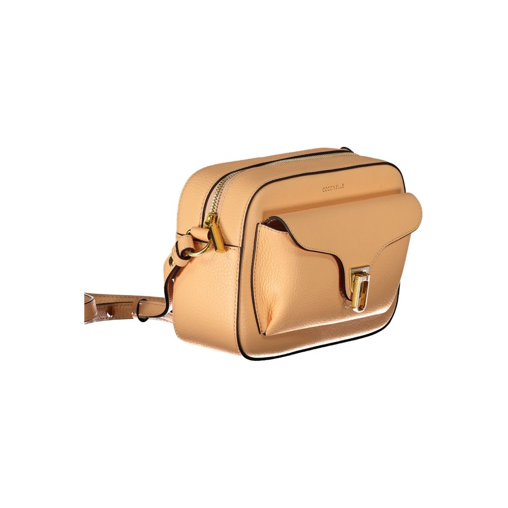 Coccinelle Orange Leather Handbag - DEA STILOSA MILANO
