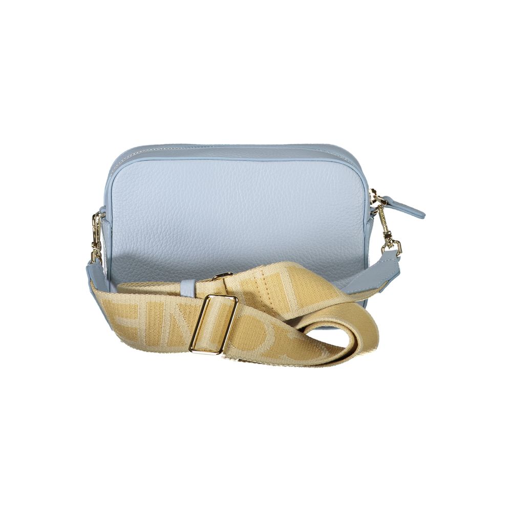 Coccinelle Light Blue Leather Handbag - DEA STILOSA MILANO