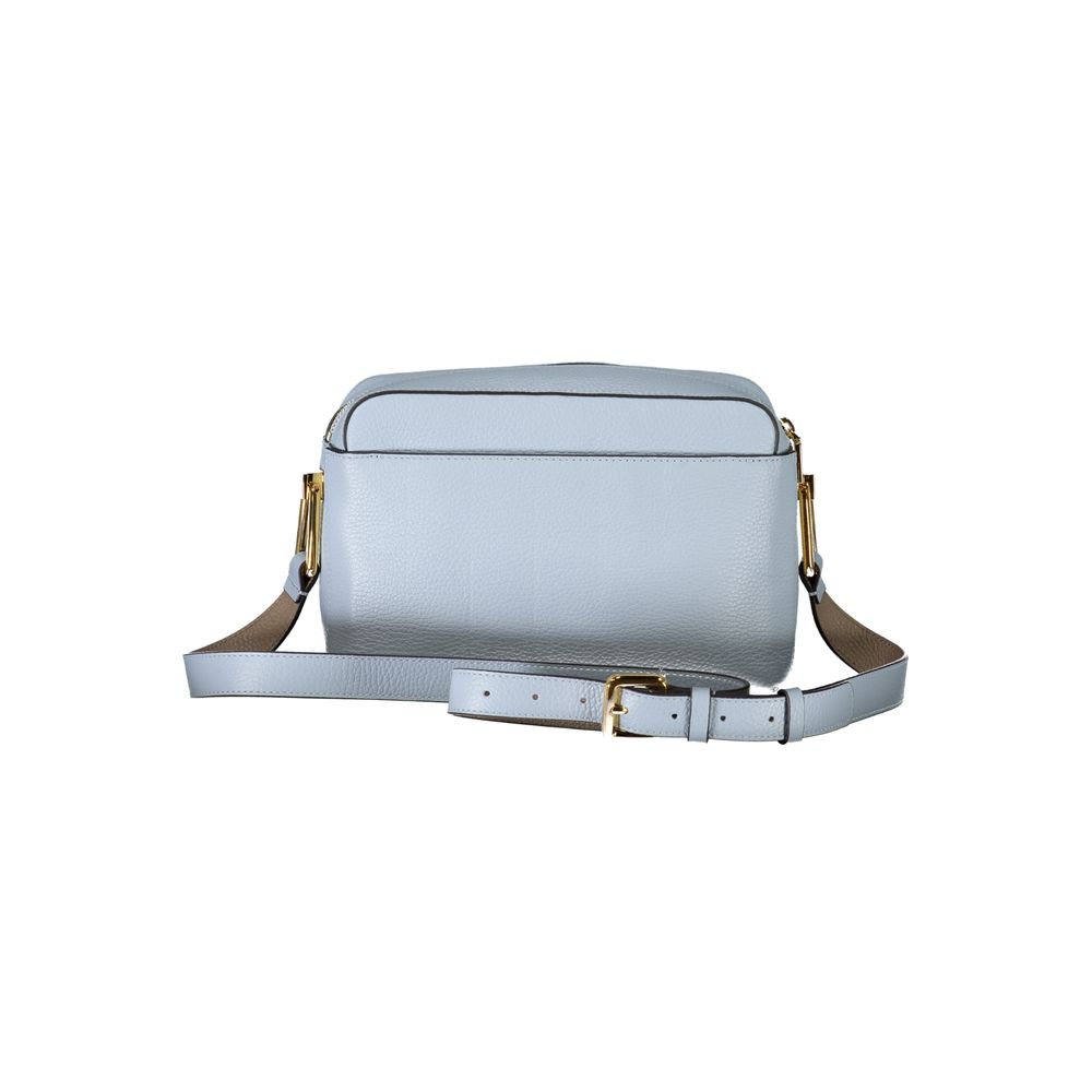 Coccinelle Light Blue Leather Handbag - DEA STILOSA MILANO