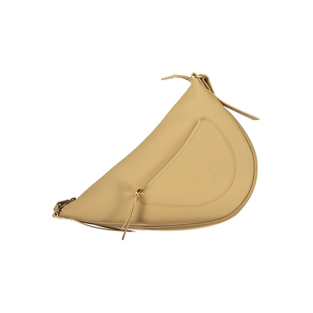 Coccinelle Beige Leather Handbag - DEA STILOSA MILANO