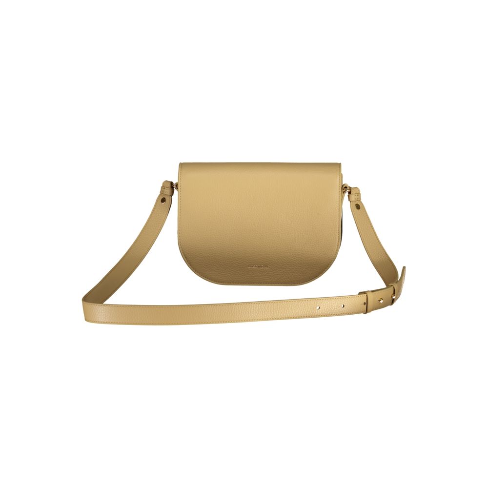 Coccinelle Beige Leather Handbag - DEA STILOSA MILANO