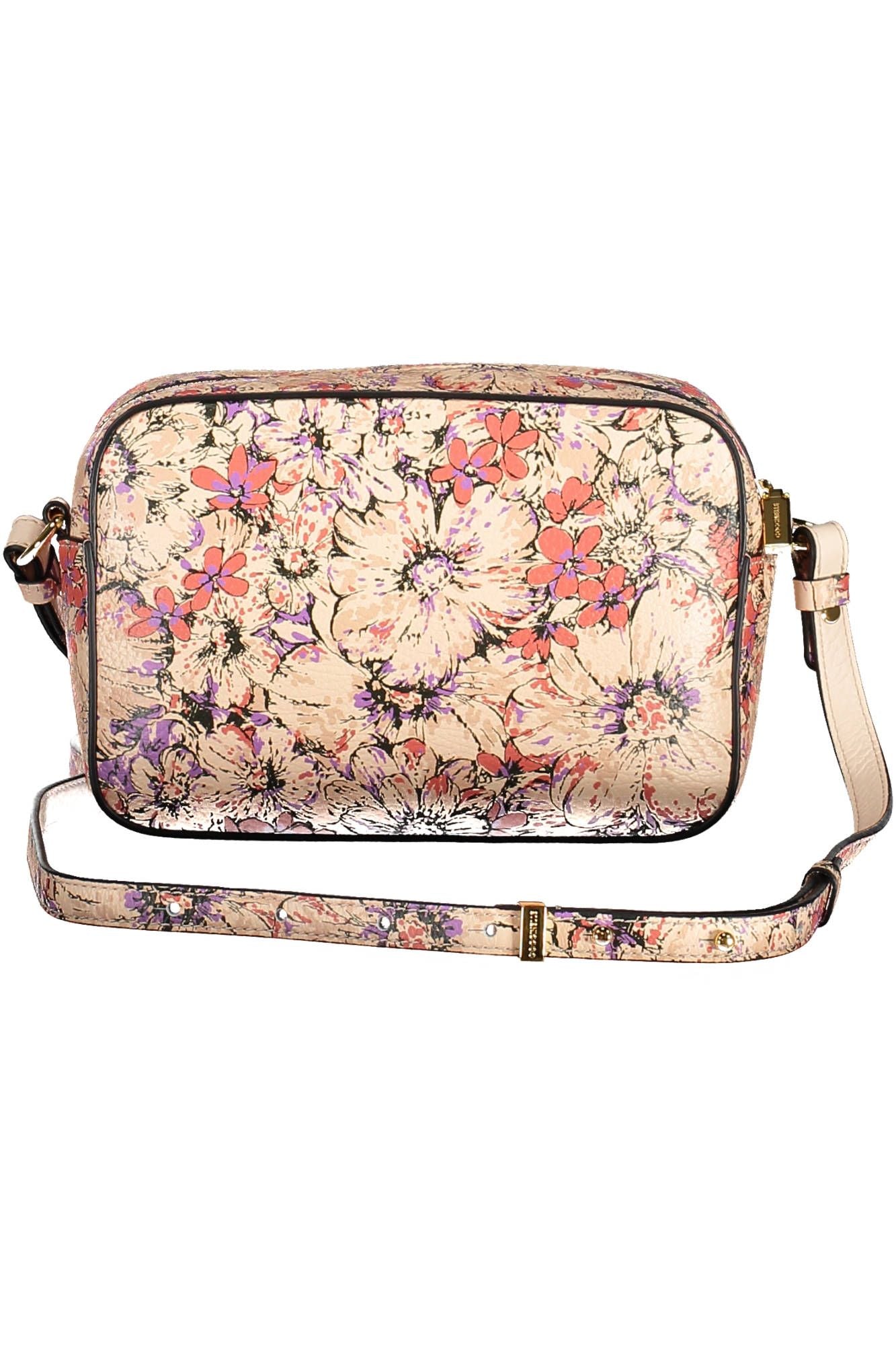 Coccinelle Elegant Beige Shoulder Bag with Turn Lock Closure - DEA STILOSA MILANO