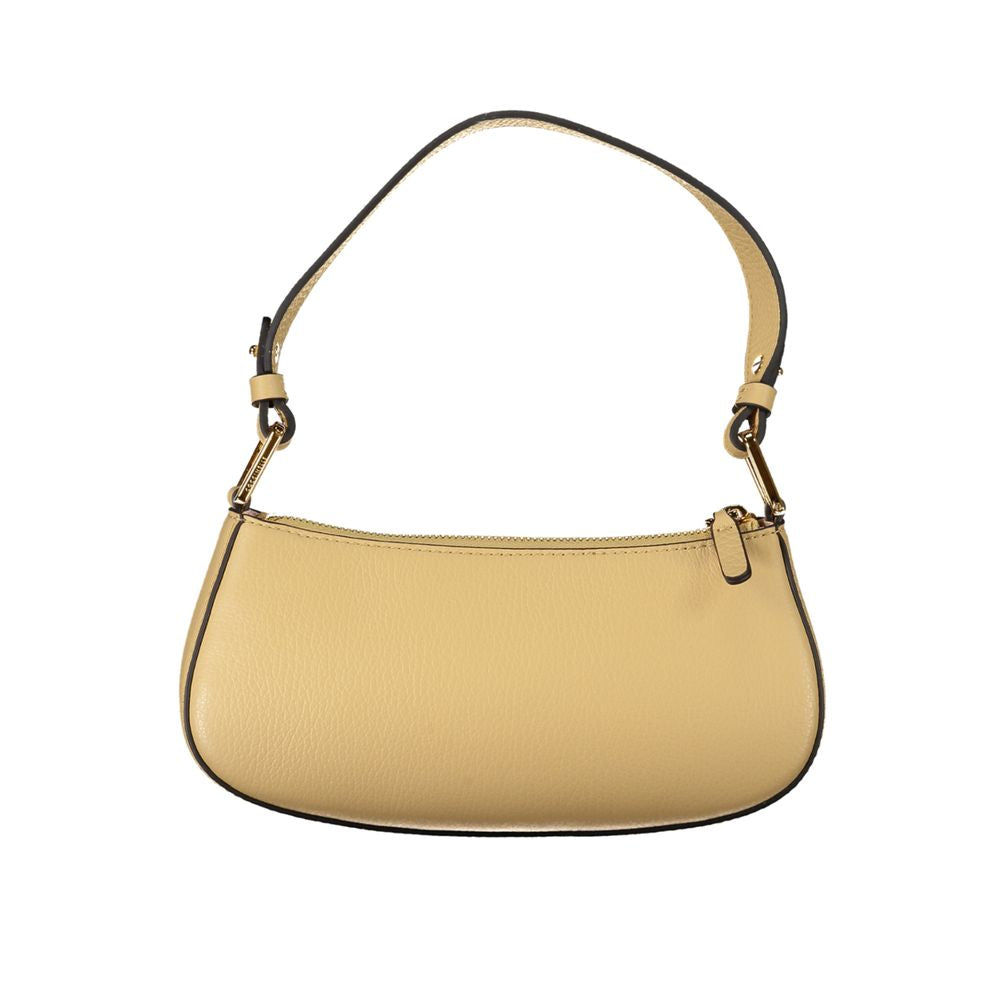 Coccinelle Beige Leather Handbag - DEA STILOSA MILANO
