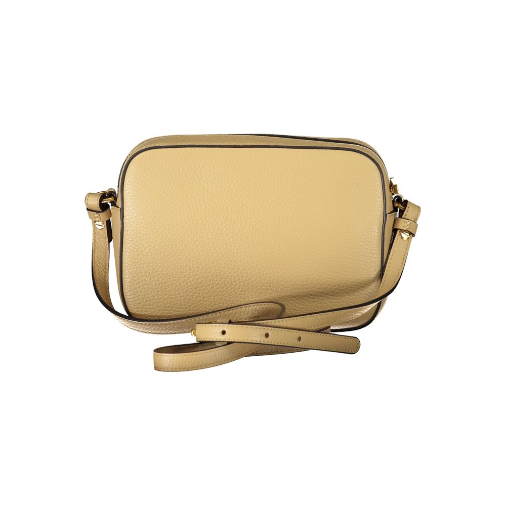Coccinelle Beige Leather Handbag - DEA STILOSA MILANO