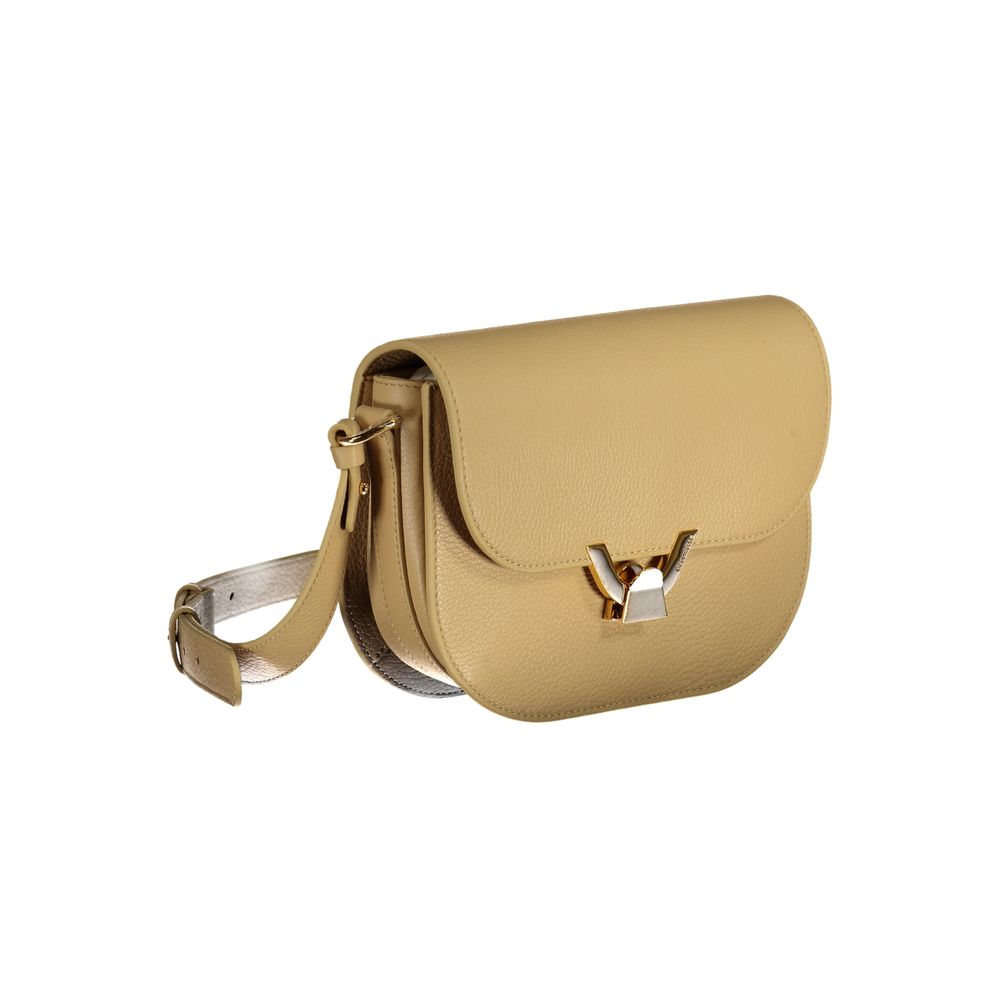 Coccinelle Beige Leather Handbag - DEA STILOSA MILANO