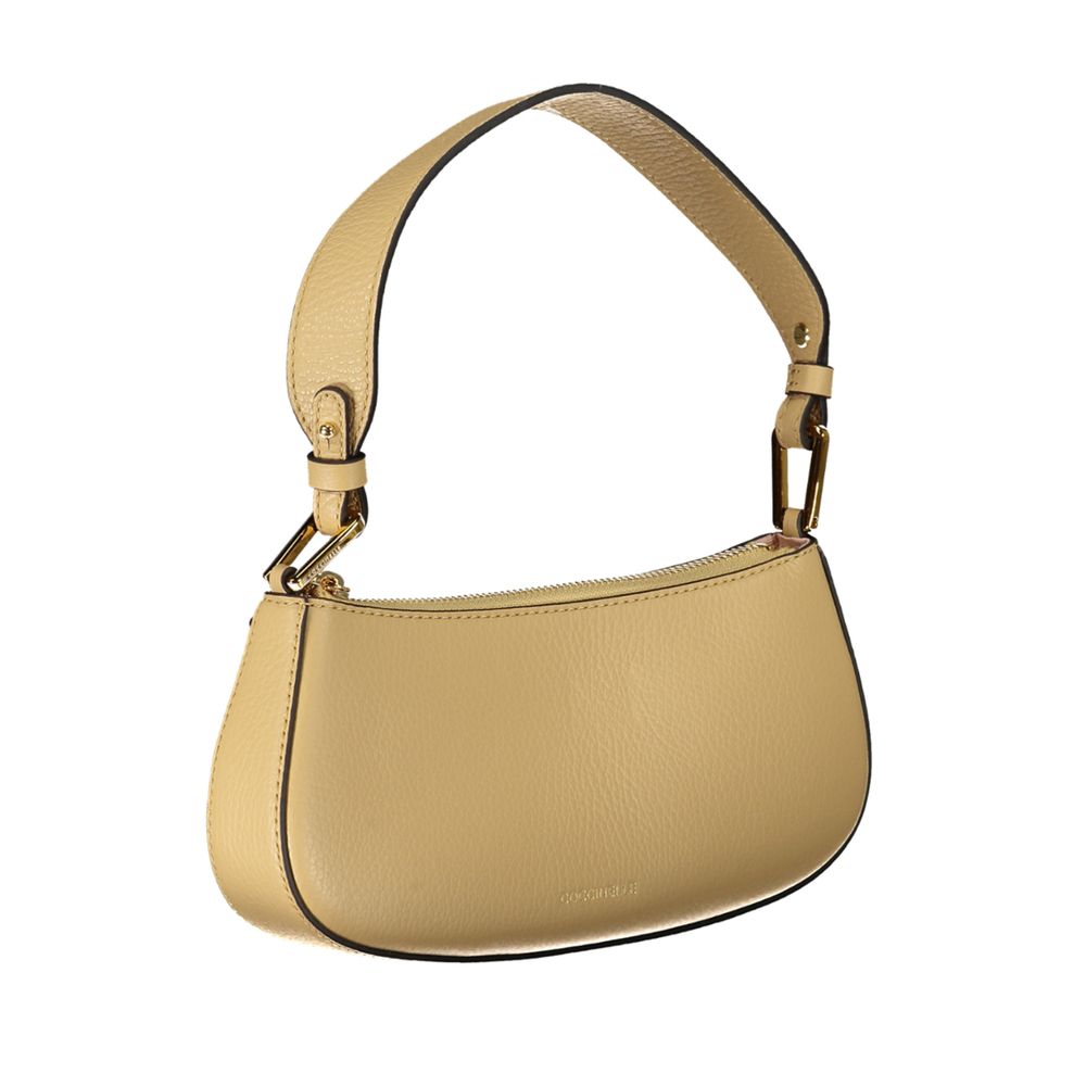 Coccinelle Beige Leather Handbag - DEA STILOSA MILANO
