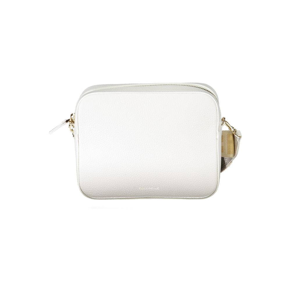 Coccinelle White Leather Handbag - DEA STILOSA MILANO
