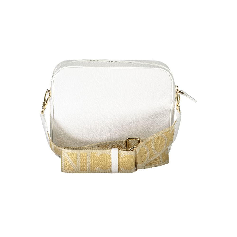 Coccinelle White Leather Handbag - DEA STILOSA MILANO