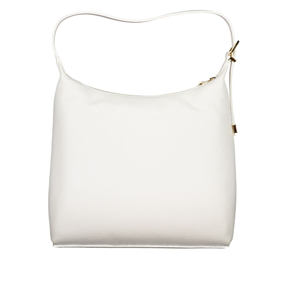 Coccinelle White Leather Handbag - DEA STILOSA MILANO
