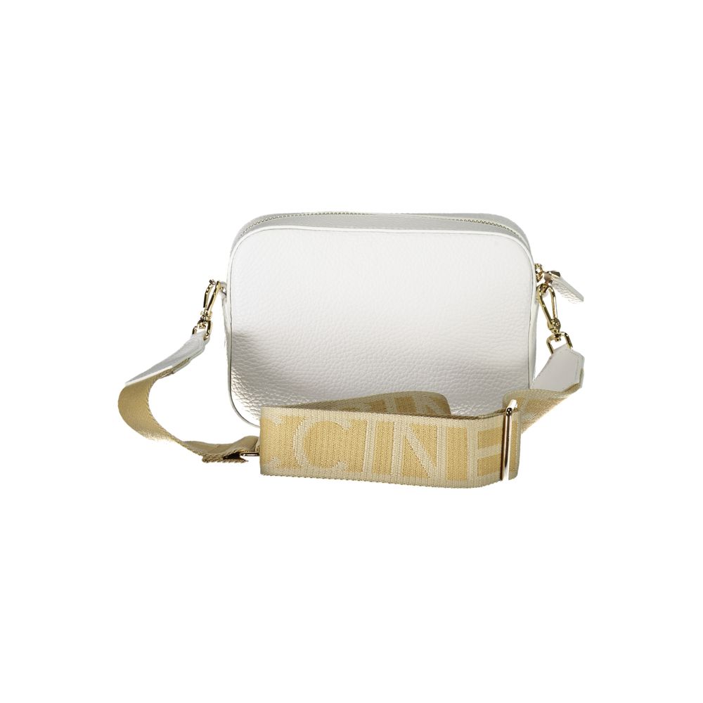 Coccinelle White Leather Handbag - DEA STILOSA MILANO