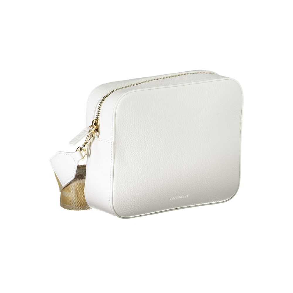 Coccinelle White Leather Handbag - DEA STILOSA MILANO