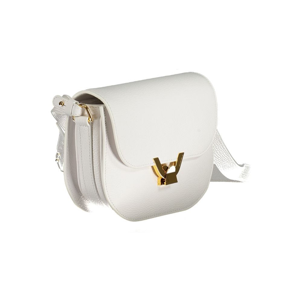Coccinelle White Leather Handbag - DEA STILOSA MILANO
