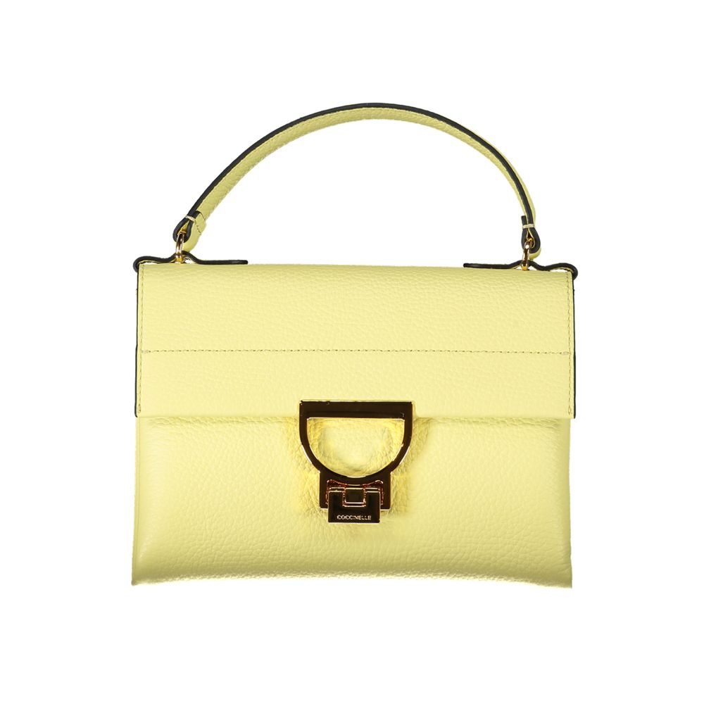 Coccinelle Yellow Leather Handbag - DEA STILOSA MILANO