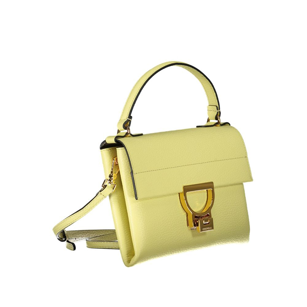 Coccinelle Yellow Leather Handbag - DEA STILOSA MILANO
