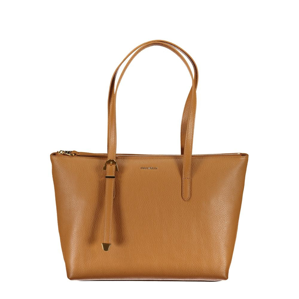 Coccinelle Brown Leather Handbag - DEA STILOSA MILANO