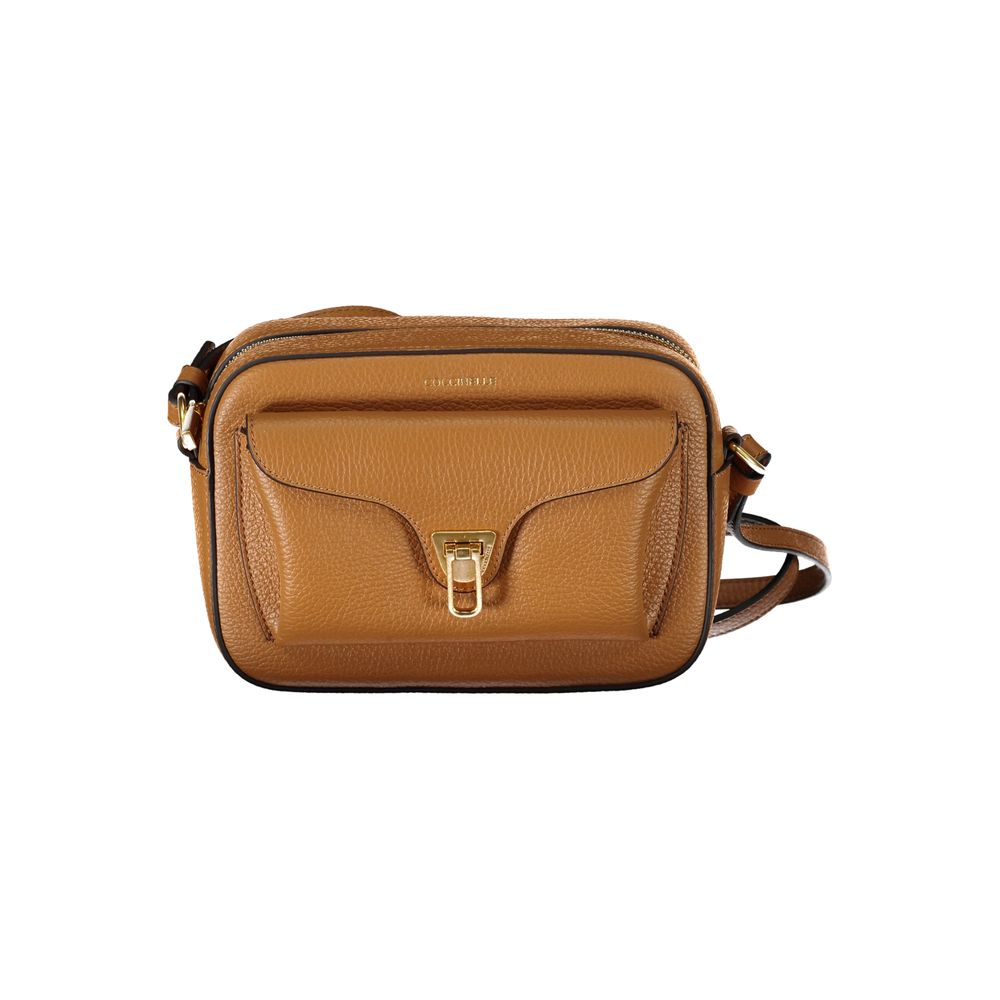 Coccinelle Brown Leather Handbag - DEA STILOSA MILANO
