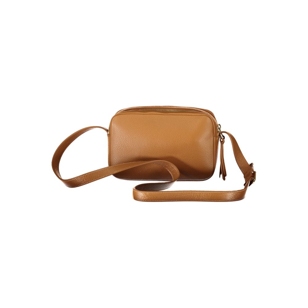 Coccinelle Brown Leather Handbag - DEA STILOSA MILANO