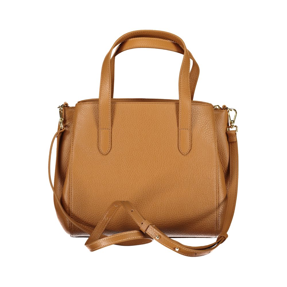 Coccinelle Brown Leather Handbag - DEA STILOSA MILANO