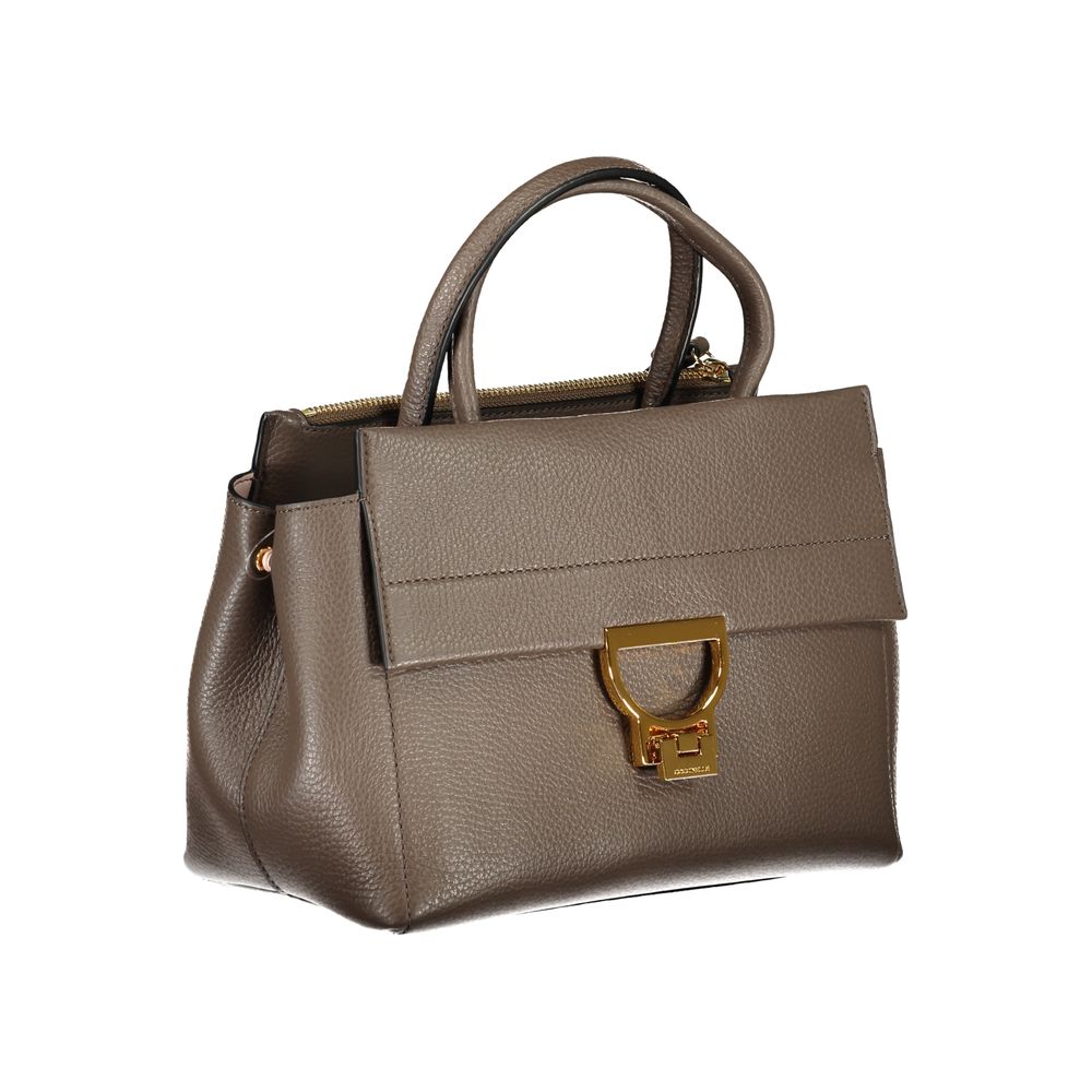Coccinelle Brown Leather Handbag - DEA STILOSA MILANO