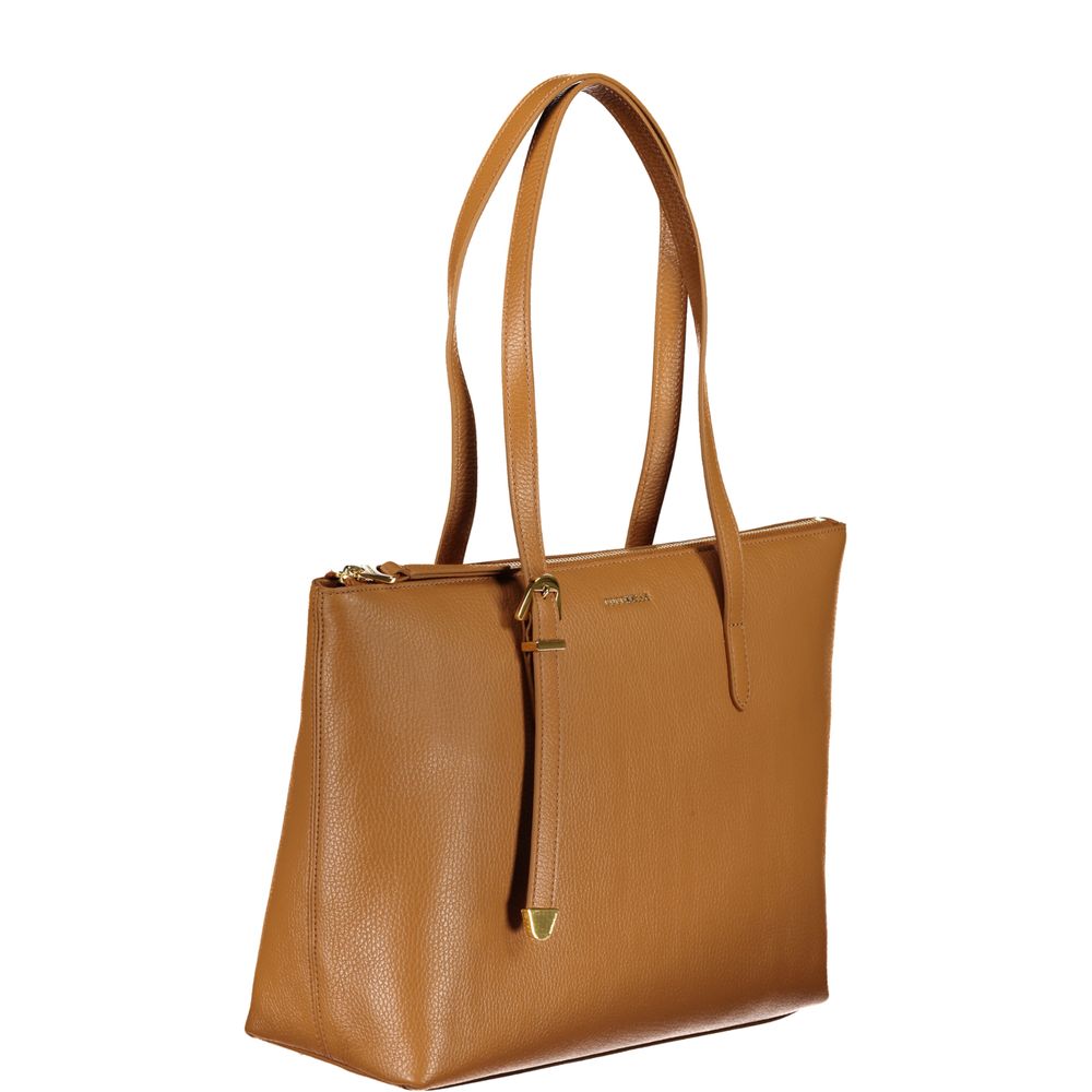 Coccinelle Brown Leather Handbag - DEA STILOSA MILANO