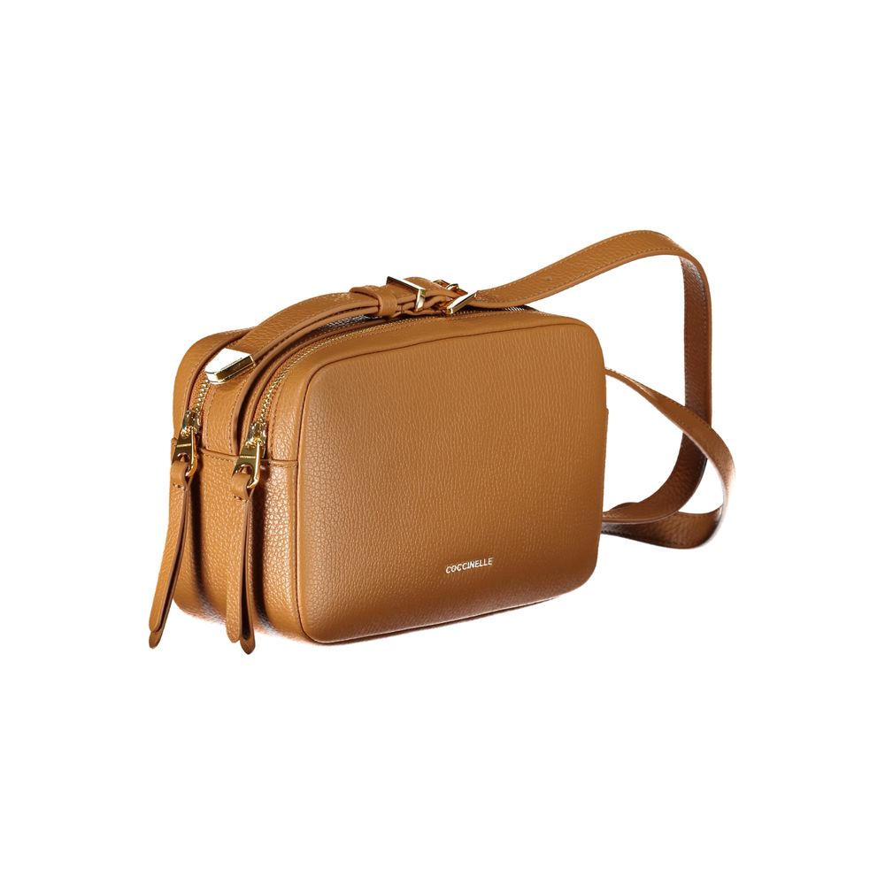 Coccinelle Brown Leather Handbag - DEA STILOSA MILANO