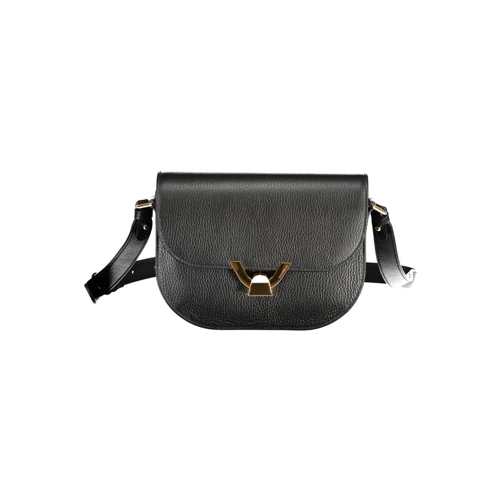 Coccinelle Black Leather Handbag - DEA STILOSA MILANO