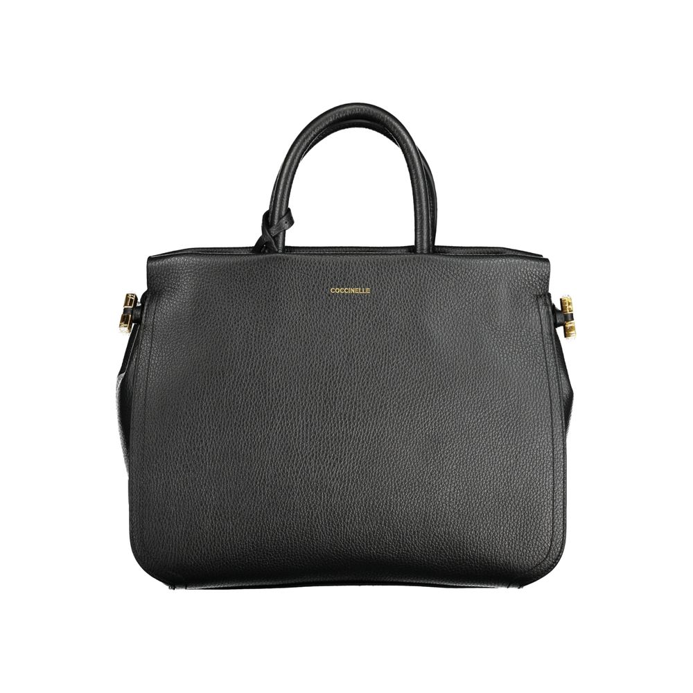 Coccinelle Black Leather Handbag - DEA STILOSA MILANO