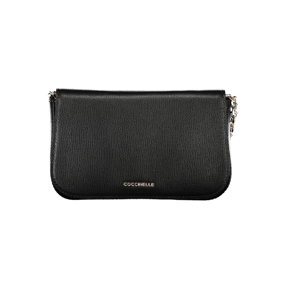 Coccinelle Black Leather Handbag - DEA STILOSA MILANO