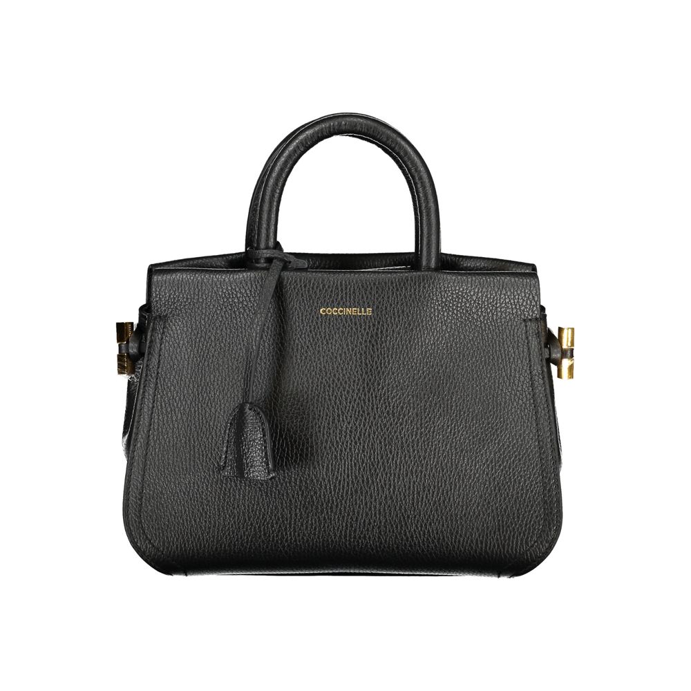 Coccinelle Black Leather Handbag - DEA STILOSA MILANO