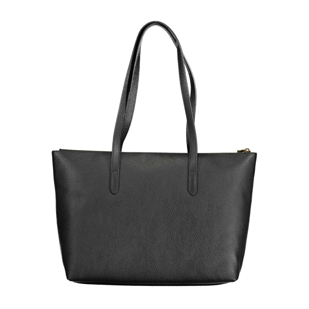 Coccinelle Black Leather Handbag - DEA STILOSA MILANO