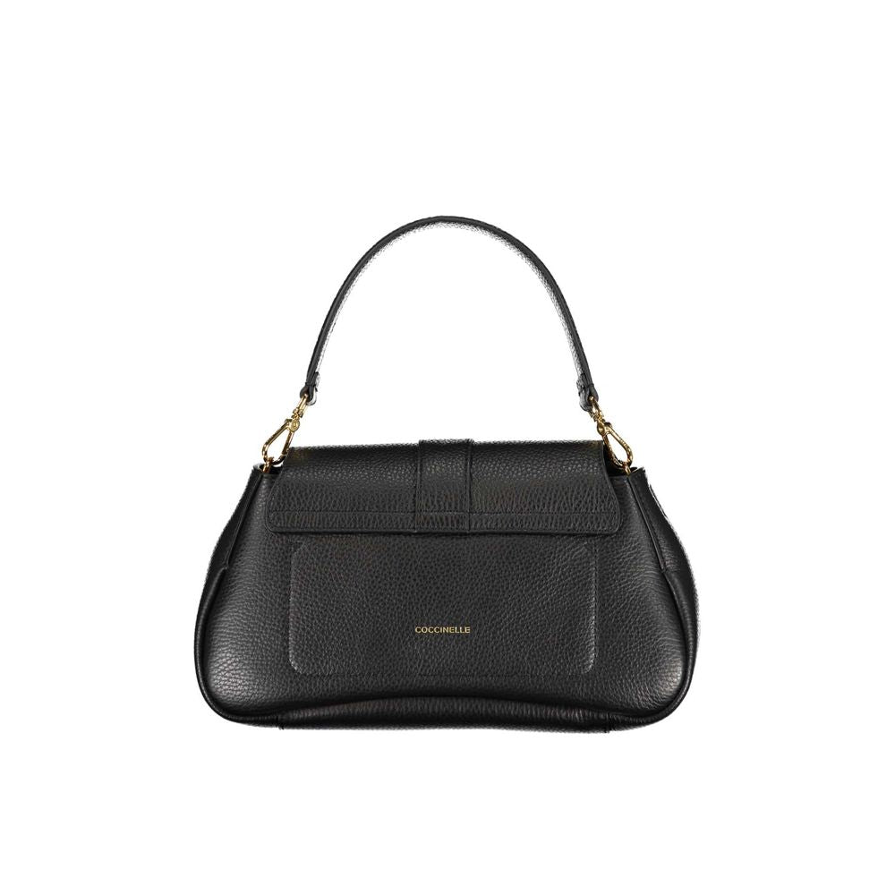 Coccinelle Black Leather Handbag - DEA STILOSA MILANO