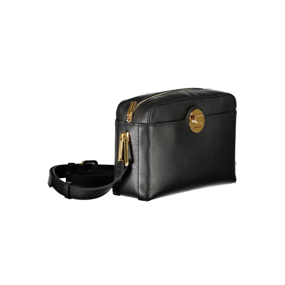 Coccinelle Black Leather Handbag - DEA STILOSA MILANO