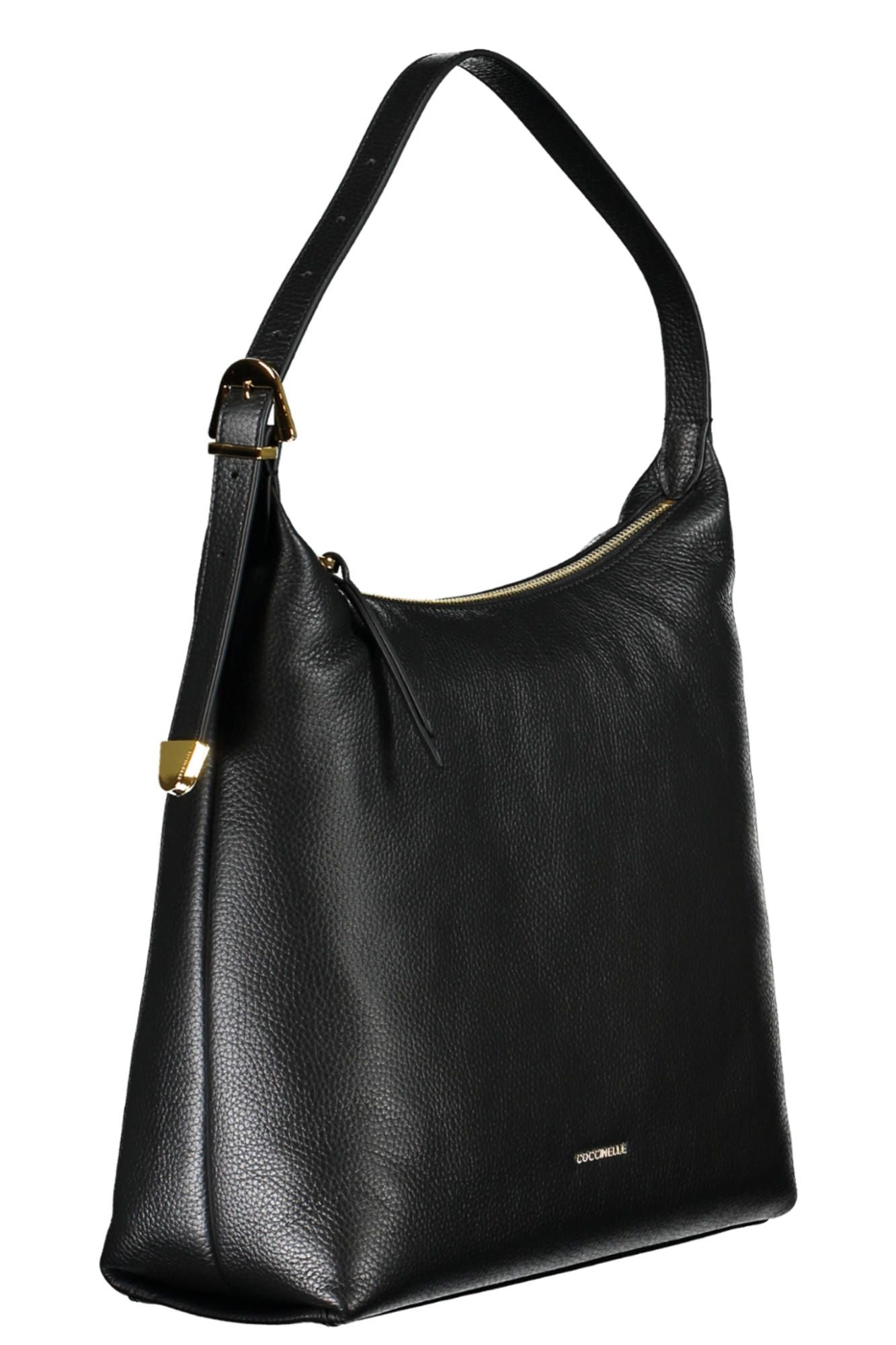 Coccinelle Elegant Black Leather Shoulder Bag - DEA STILOSA MILANO