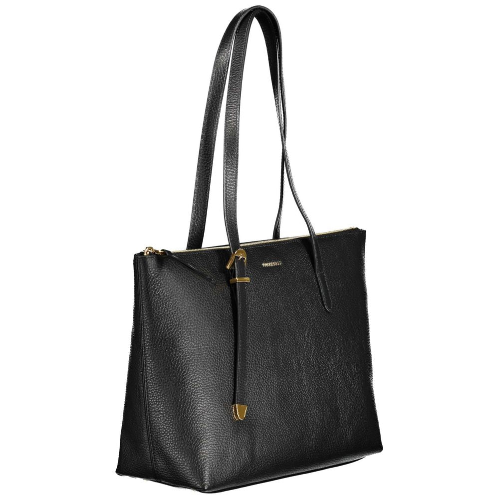 Coccinelle Black Leather Handbag - DEA STILOSA MILANO