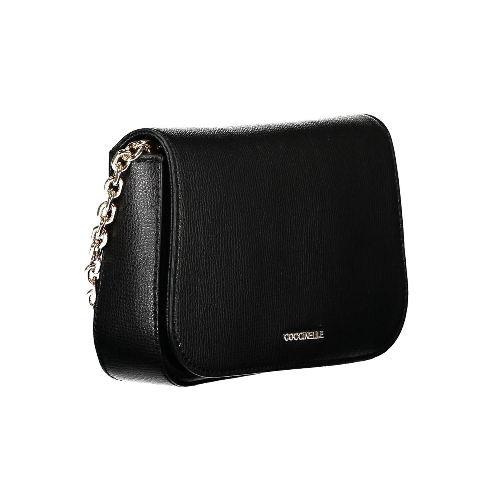 Coccinelle Black Leather Handbag - DEA STILOSA MILANO