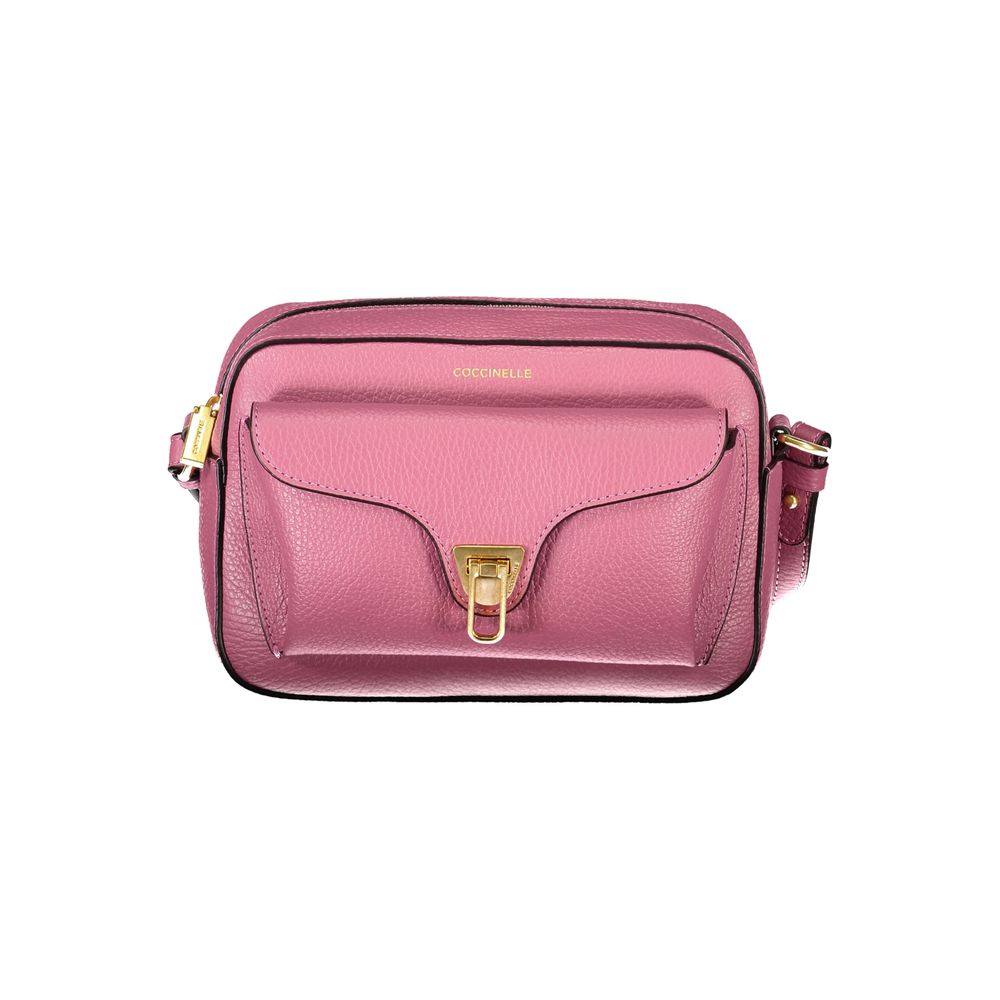 Coccinelle Pink Leather Handbag - DEA STILOSA MILANO