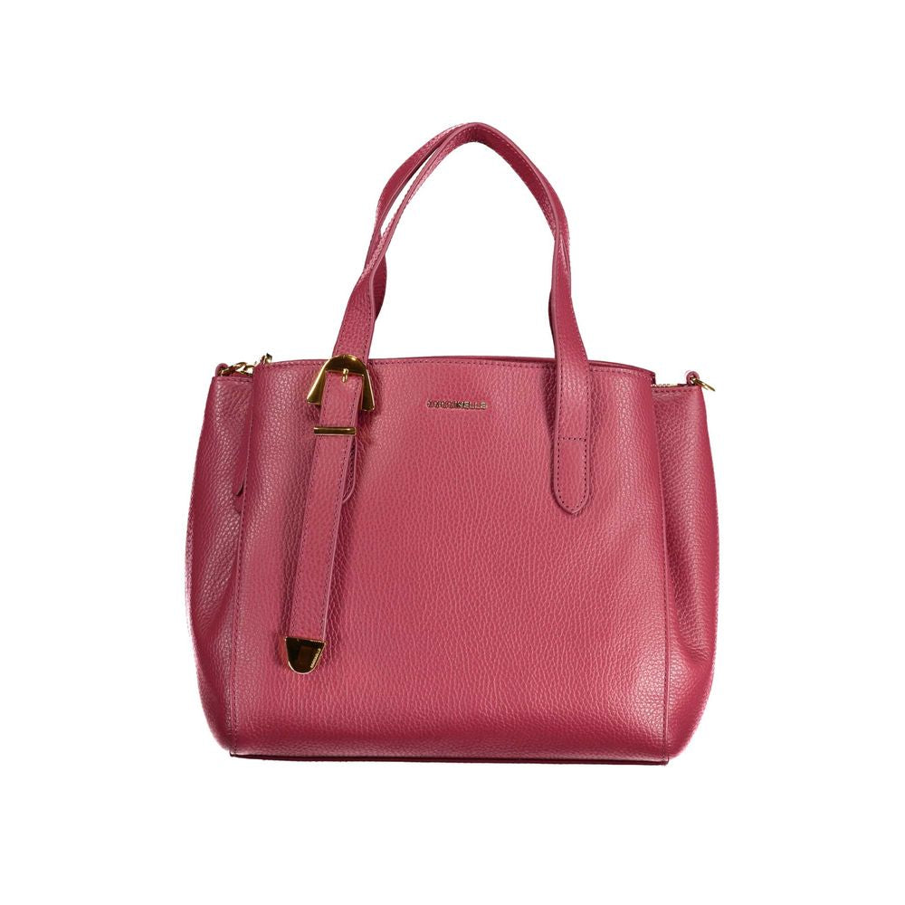 Coccinelle Pink Leather Handbag - DEA STILOSA MILANO